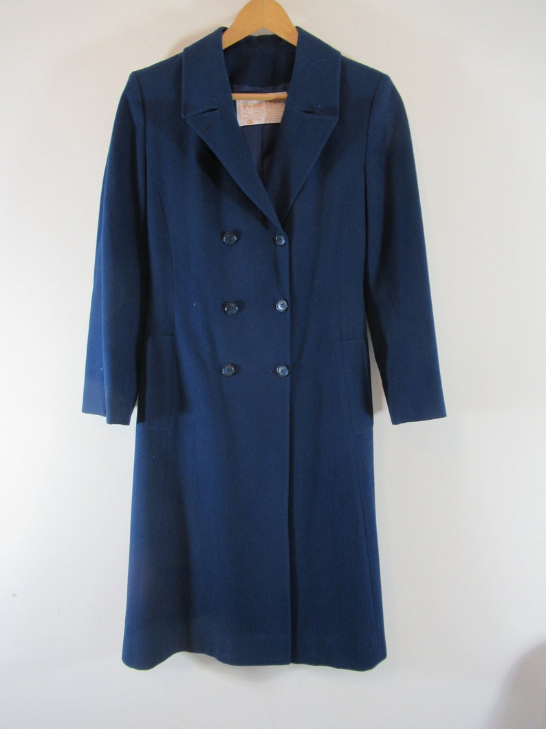 Vintage Pendleton Long Wool Winter Coat Women's - Etsy