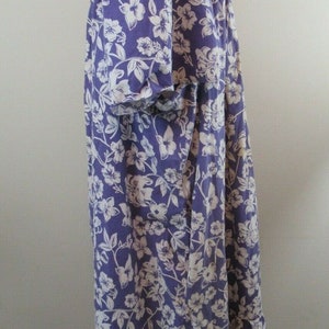 1950s Hawaiian Style Muumuu Handmade Vintage Floral Purple - Etsy