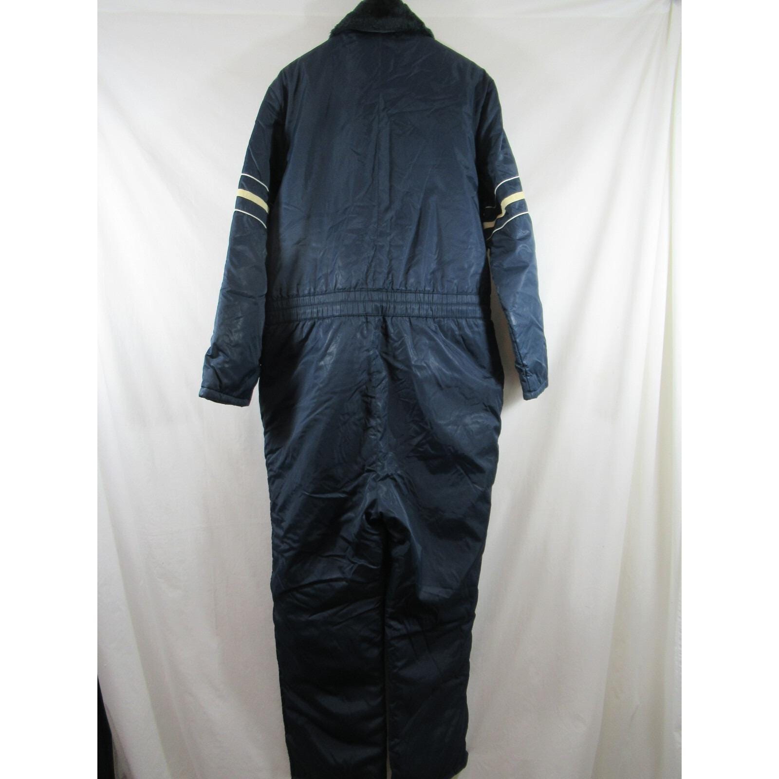 Vintage Sears Work Leisure Insulated Coveralls Size 48 Tall Blue
