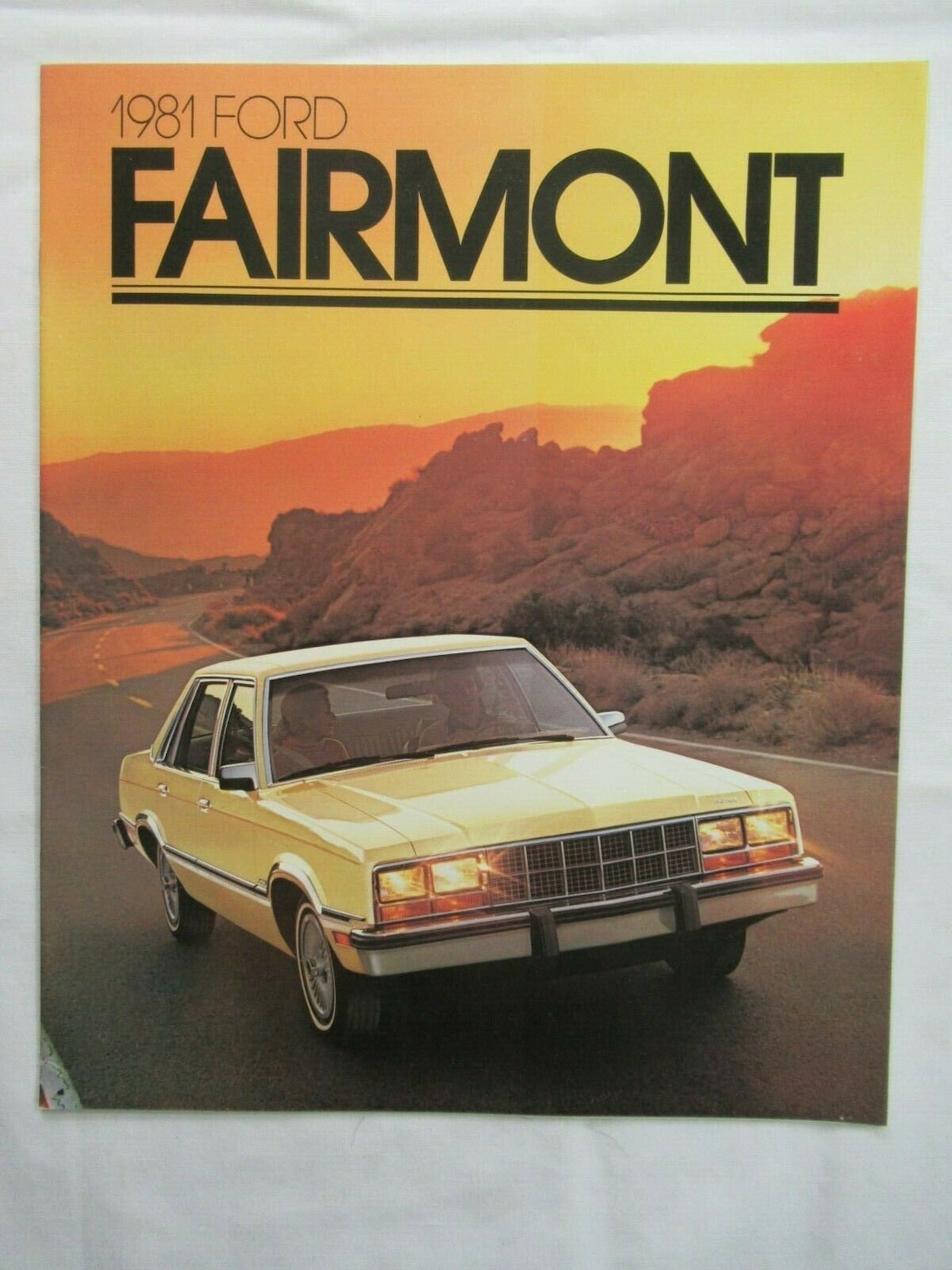 1981 Ford Fairmont Car Brochure, Sales, Advertising, Dealer Catalog