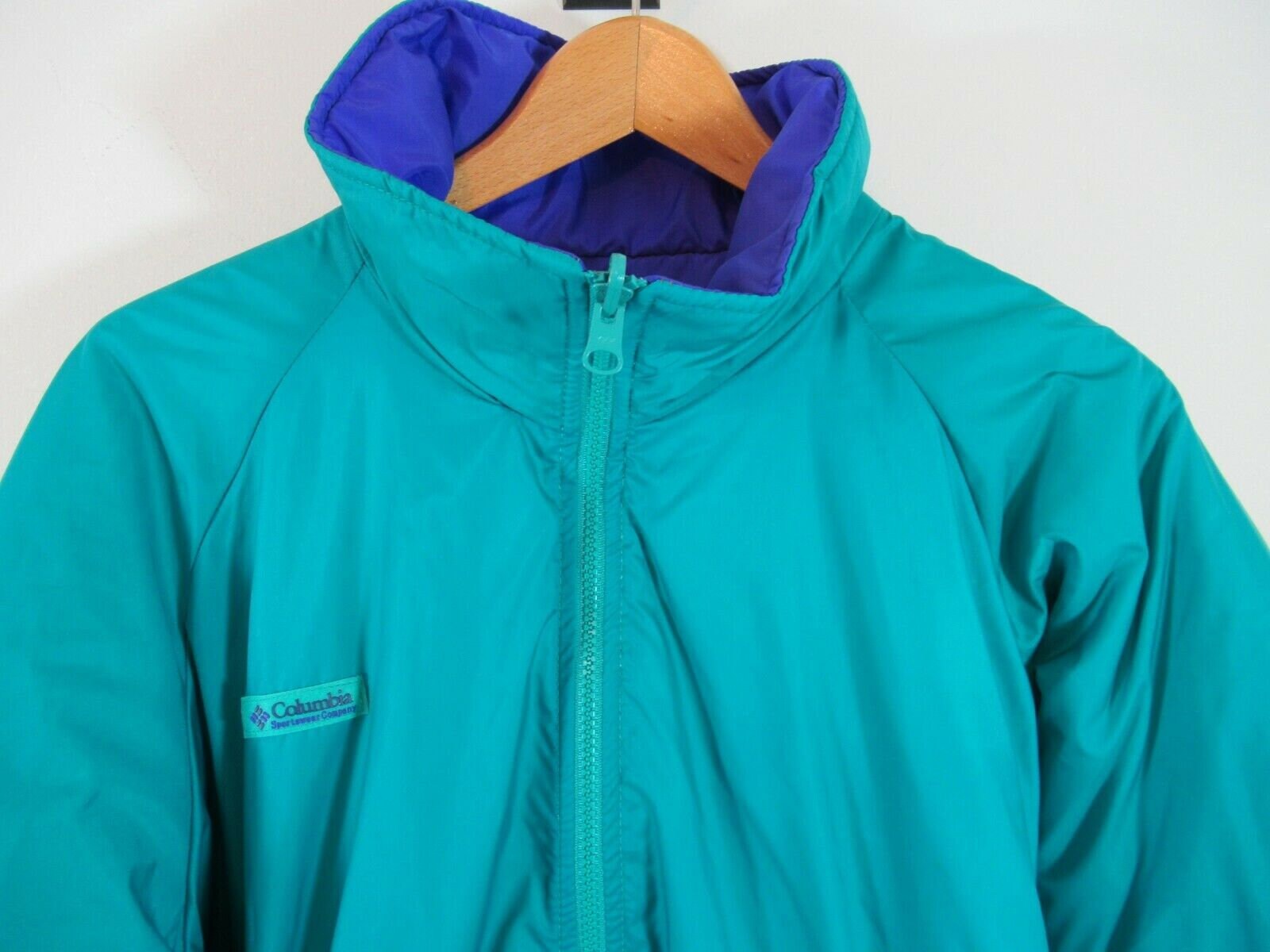 Vintage 90s Columbia Radial Sleeve Reversible Nylon Coat, Mens XL ...