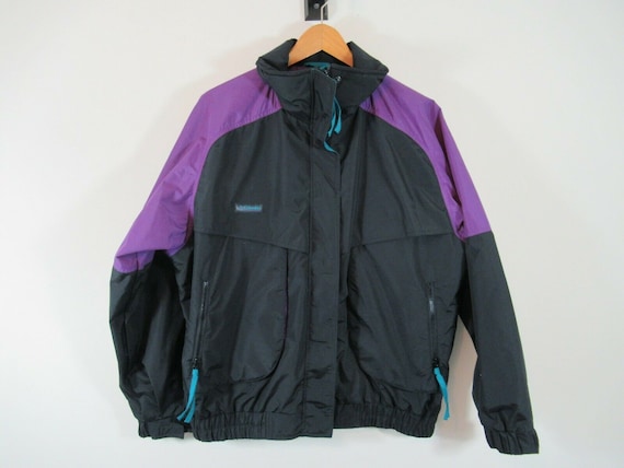 Vintage 90s Columbia Nylon Windbreaker, Womens XL, Jacket - Etsy