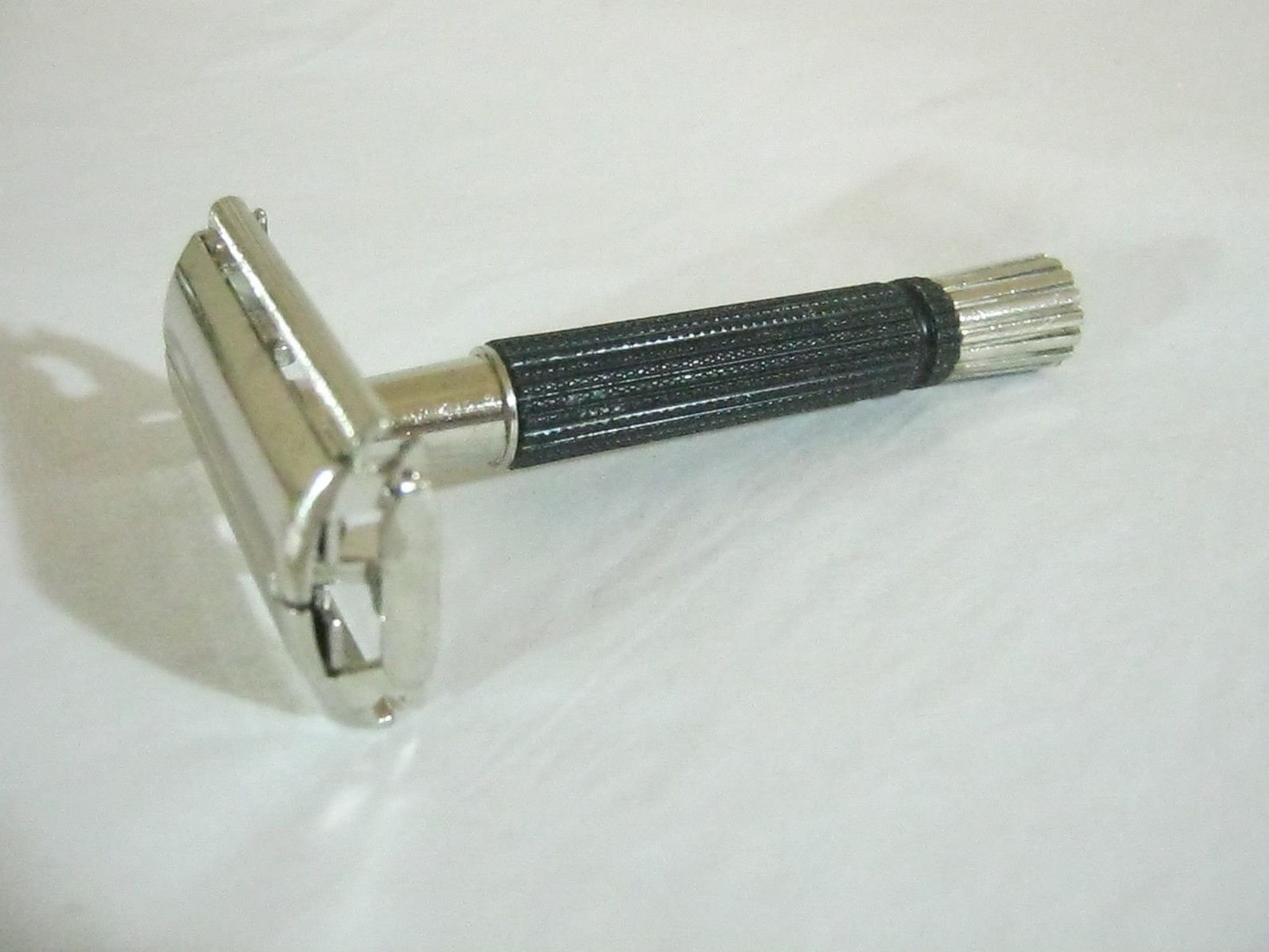 Gillette Men's Vintage DE Safety Razor Black Handle Etsy