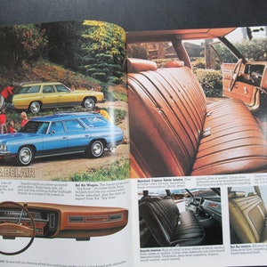 1973 Chevrolet Station Wagon Suburban Blazer Brochure, Vintage Chevy Advertising image 3