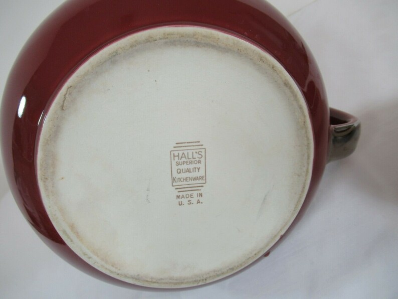 Vintage Hall's Superior Quality Kitchenware Teapot Art Etsy
