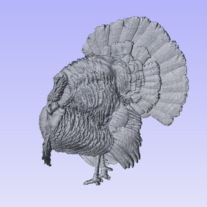 Turkey STL, turkey digital file, NAWTF file, turkey hunting art, turkey art, hunting art, thanksgiving stl, Christmas stl