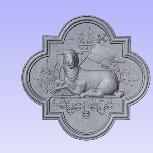 Orthodox Lamb Icon stl