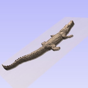 cocodrilo STL, Croc stl, gator stl, cocodrilo stl