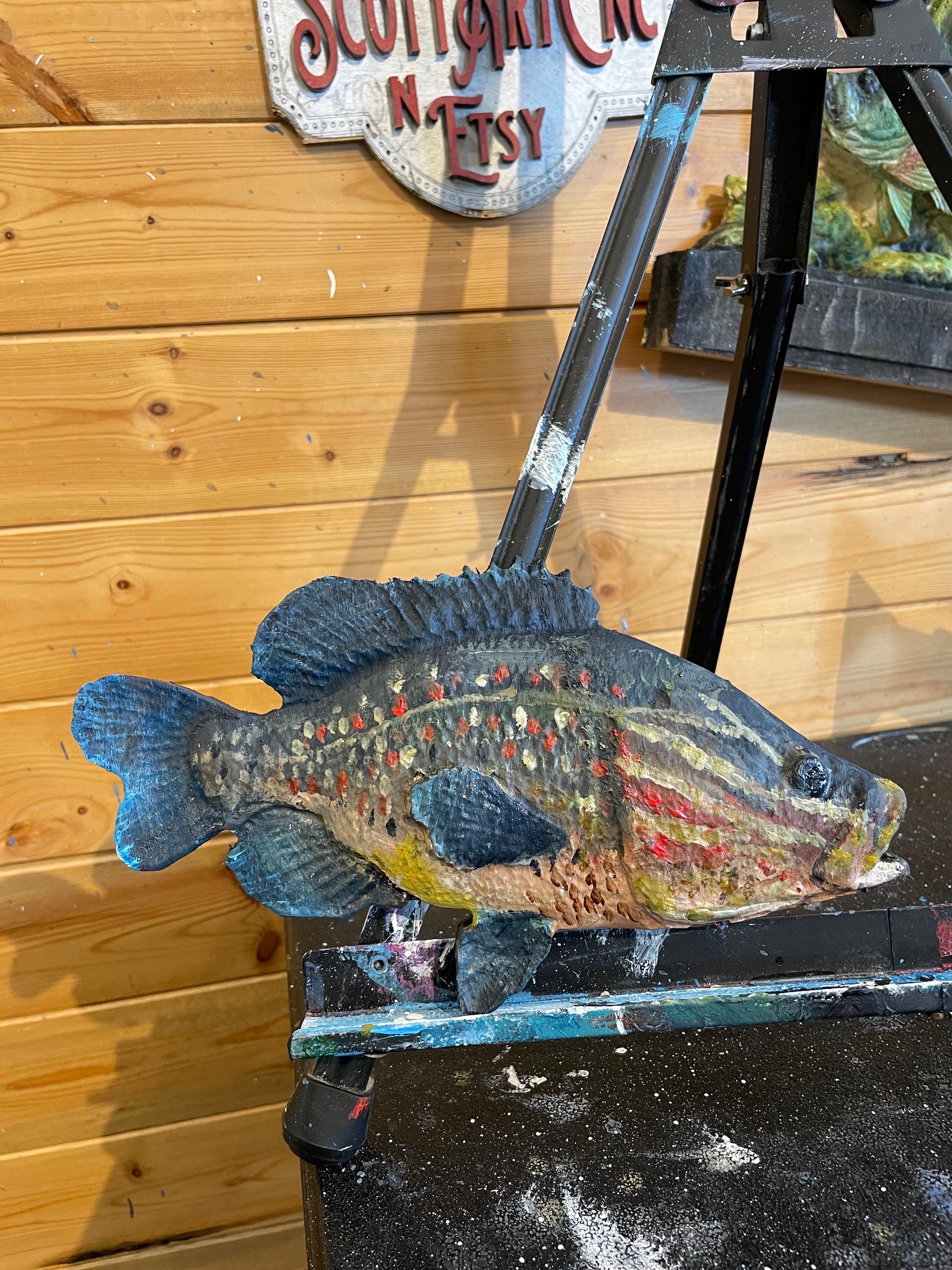 Rock bass sunfish stl file, Rock bass digital model, Warmouth digital stl file