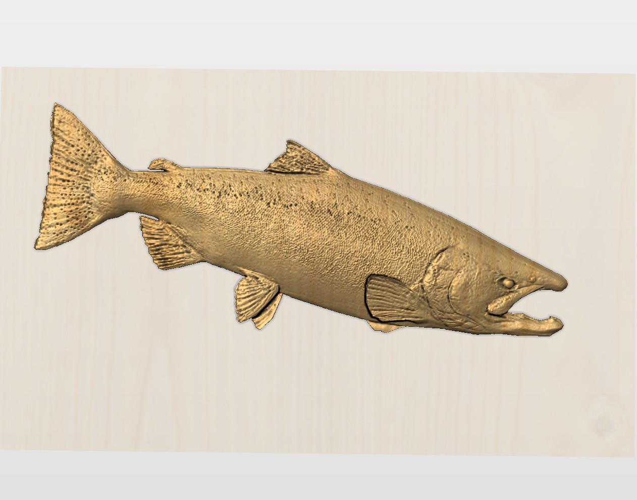 Salmon sculpture - Etsy 日本