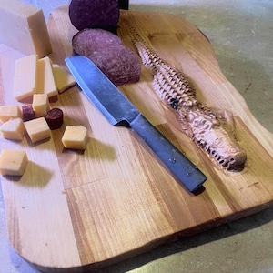 Alligator charcuterie board, Florida gator gift, carved alligator board, alligator wall art, charcuterie board, Florida gator gift