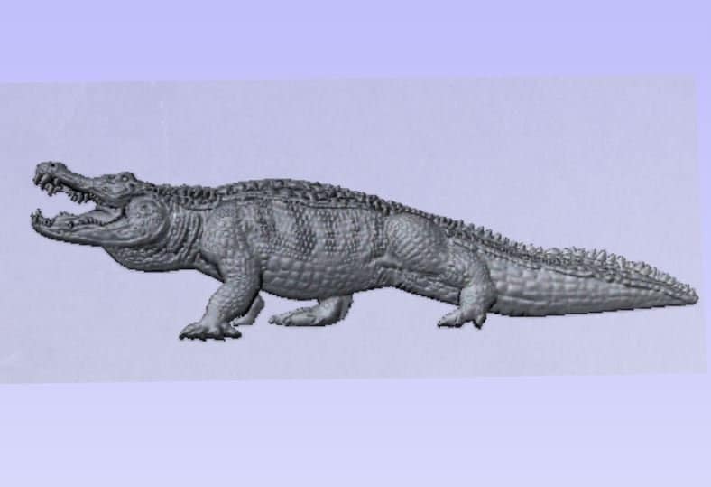 Alligator 3D STL Model for CNC Machine - Etsy