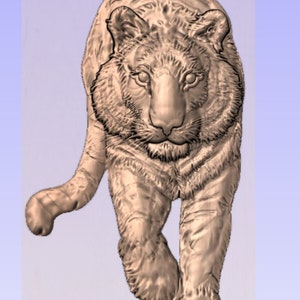 Tiger STL, Tiger Digital-model voor CNC