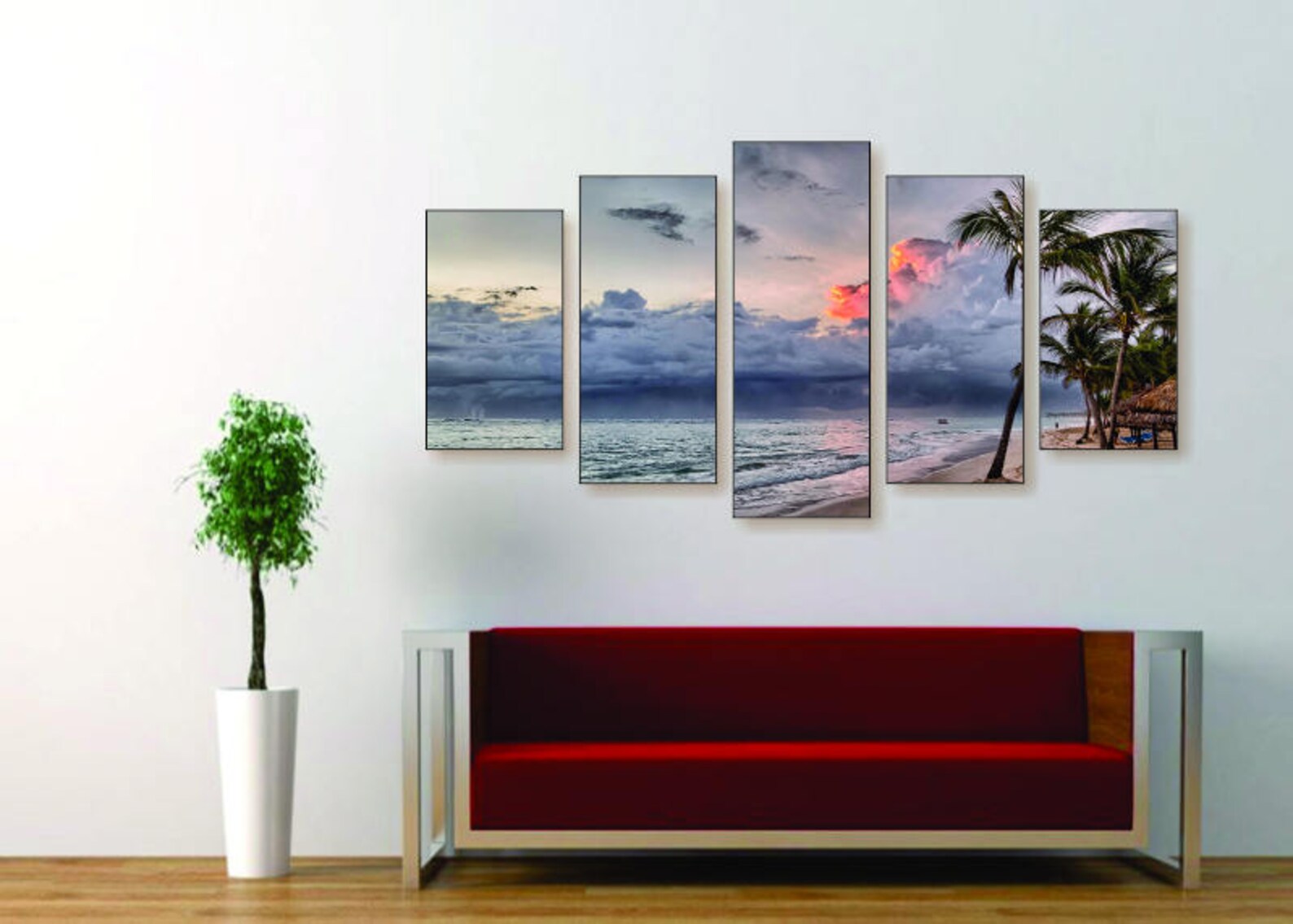 Custom 5 Piece Canvas Print Set Custom Canvas Prints Photo Etsy