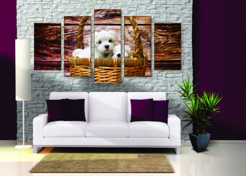 Custom 5 Piece Canvas Print Set Custom Canvas Prints Photo Etsy