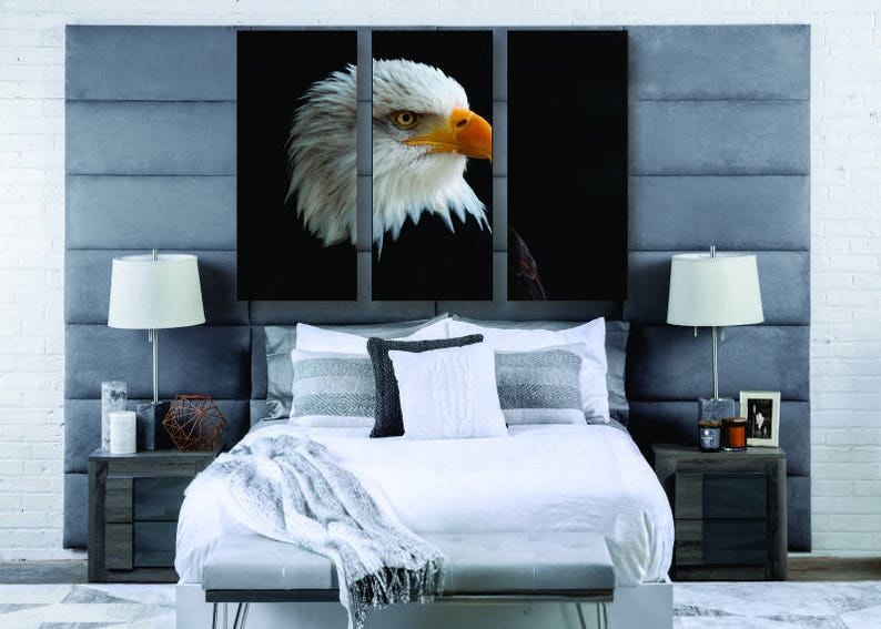 Animal Canvas Set Bald Eagle Wall Art Animal Wall Print Bald Eagle Canvas Set Bald Eagle Poster Animal Wall Decor Animal Poster