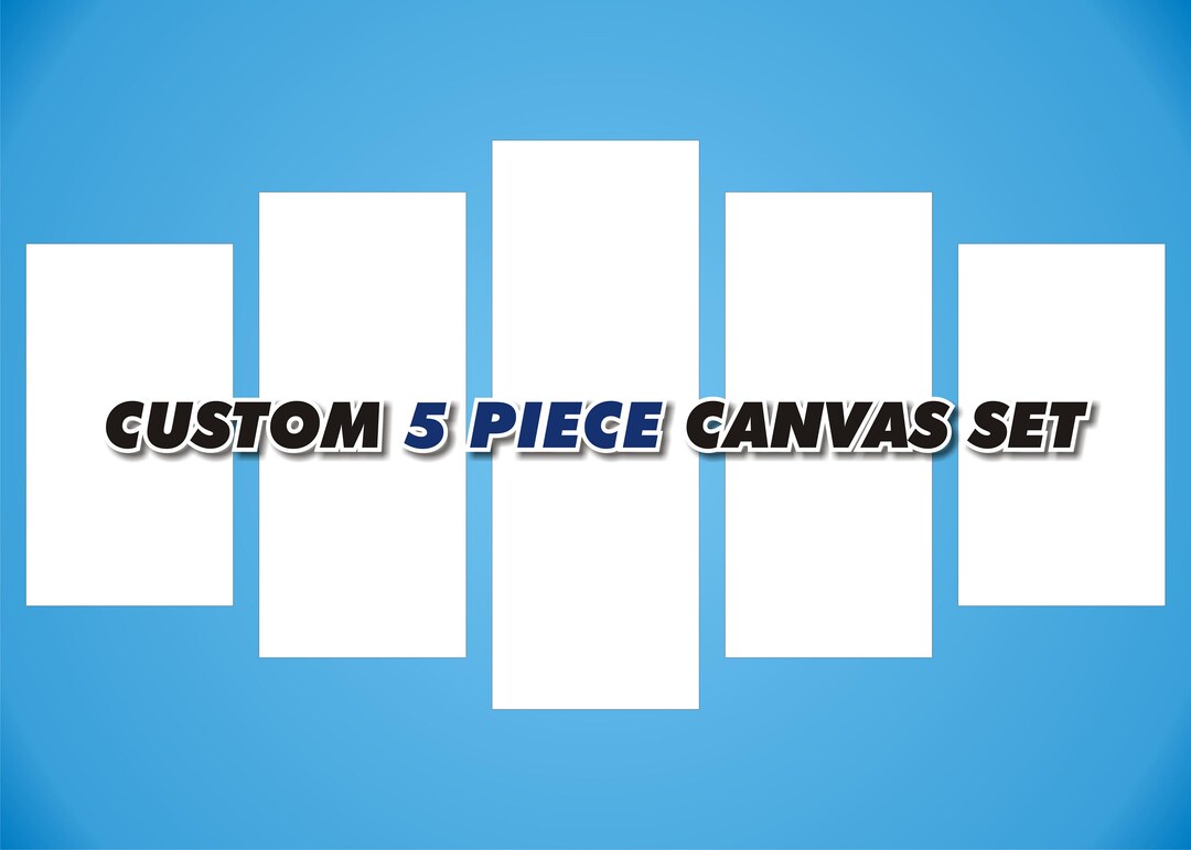 Custom 5 Piece Canvas Print Set Custom Canvas Prints, Photo to Canvas