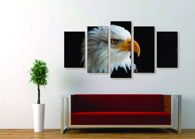 Animal Canvas Set Bald Eagle Wall Art Animal Wall Print Bald Eagle Canvas Set Bald Eagle Poster Animal Wall Decor Animal Poster