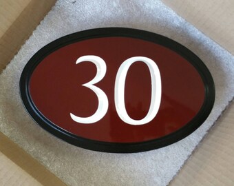 Custom House Number Plaques