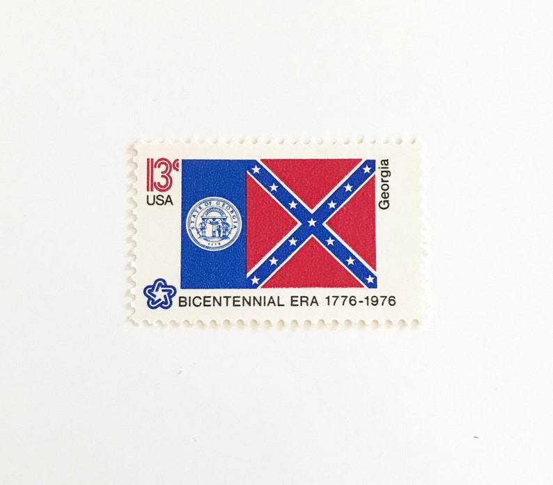 10 Unused Vintage State Flag Postage Stamps / Etsy