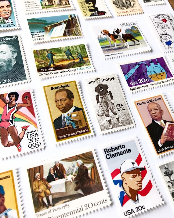 Used 20th Century US Postage Stamps