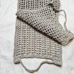 Hemp Back Scrubber | Hand Crocheted Exfoliating Bath Strap | Eco-Friendly Plastic-Free Shower Scrub