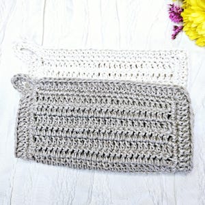 Handmade Crochet Chunky Hemp Dish Cloth