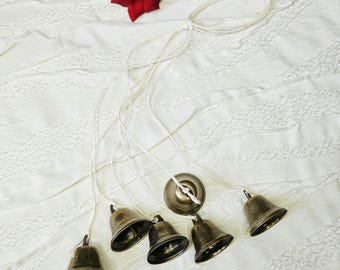 Handmade Witch Bells for Door Protection: Bronze Liberty Bells