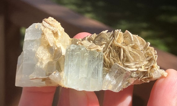 Aquamarine on Muscovite | Pakistan