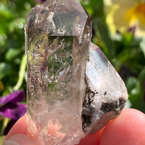 Smokey Enhydro Quartz Cluster | Goboboseb Mountains | Namibia