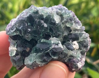 Purple and Green Fluorite Cluster | Okorusu Mine Namibia