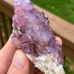 Purple phantom Spirit Quartz Cluster |South Africa