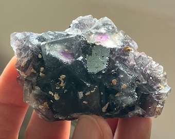 Deep Purple Phantom Fluorite Cluster | Okorusu Mines Namibia