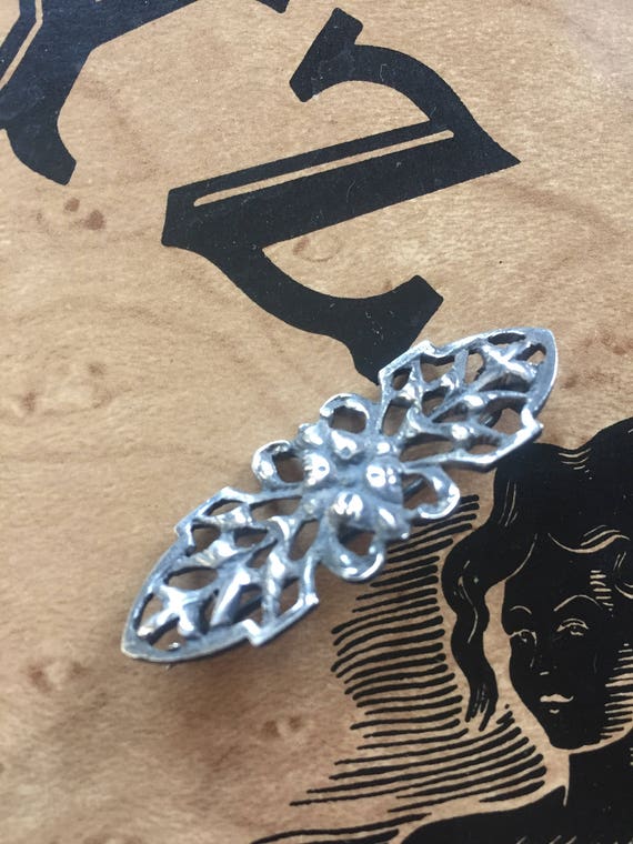 Antique Sterling Silver Brooch