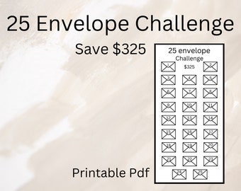 25 Envelope Challenge