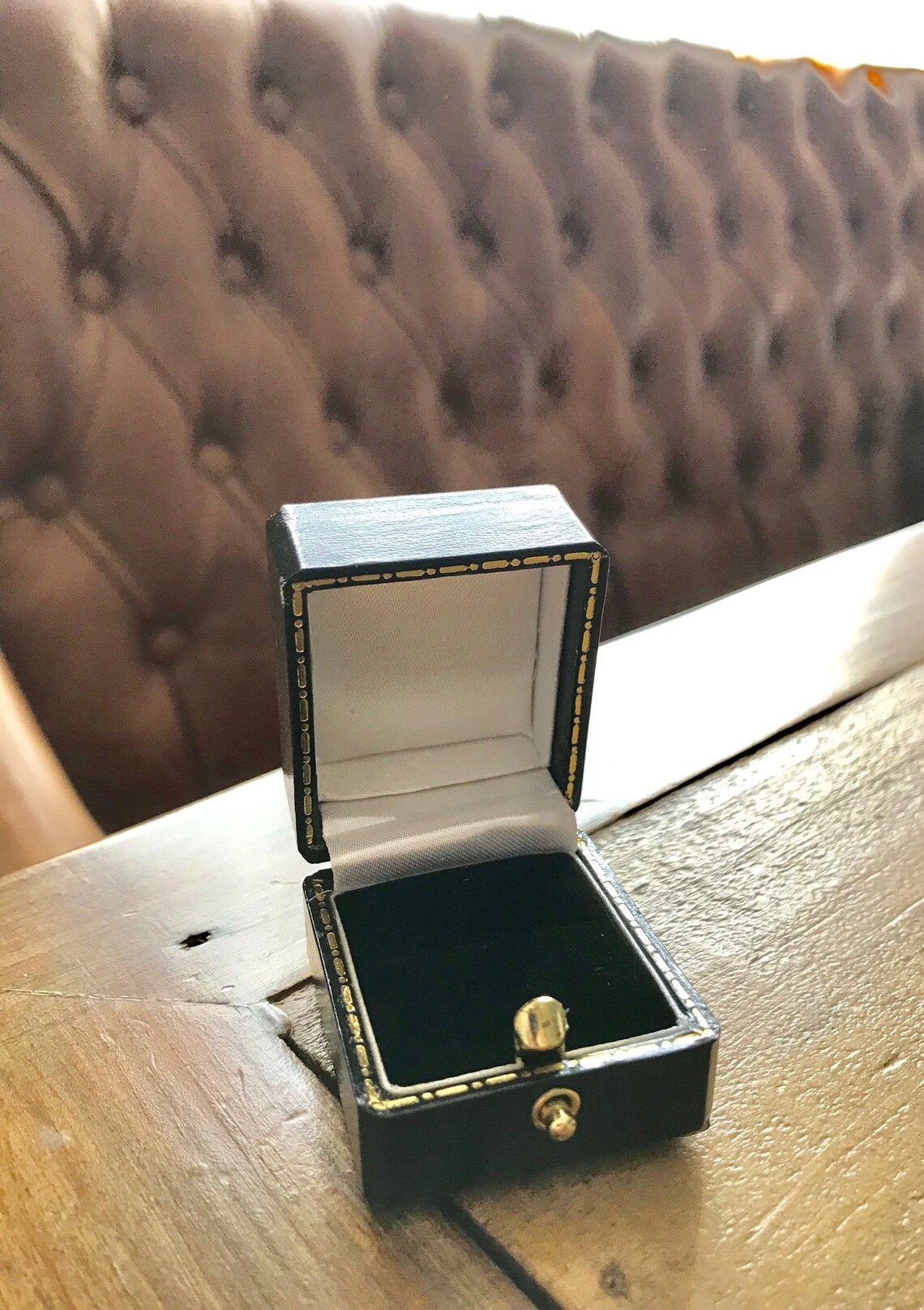 Vintage Style Jewellery Box. Quality Jewelry Ring Box. New Etsy UK