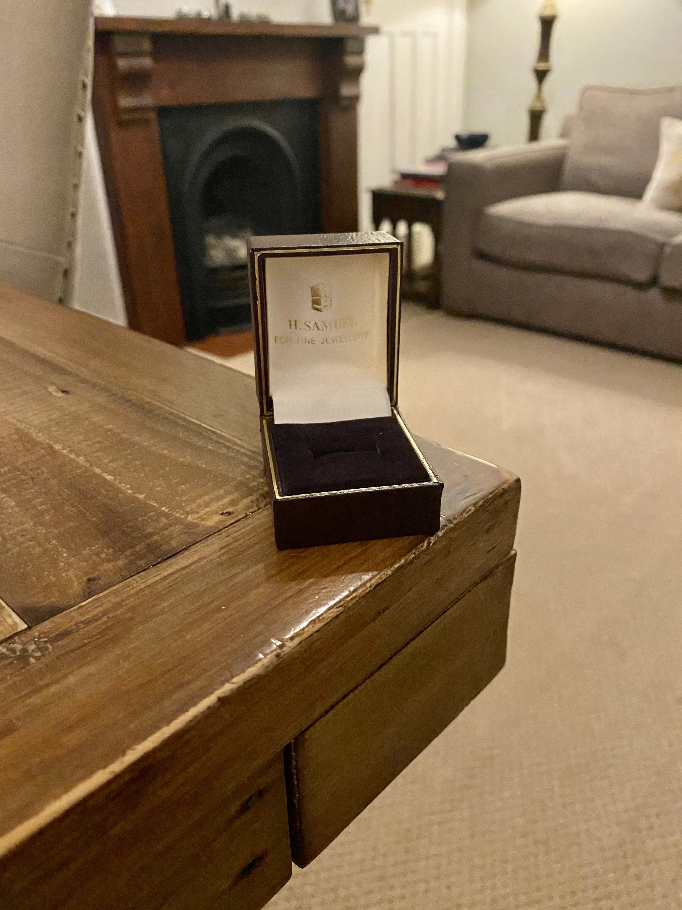 Jahrgang H Samuel Ring Box. VintageSchmuckBox. Alte Etsy