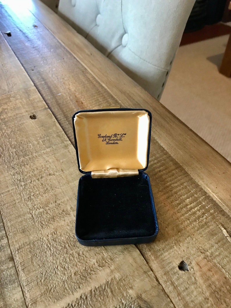 Retro Jewelry Box Vintage Jewellery Box British Jewellers Box.