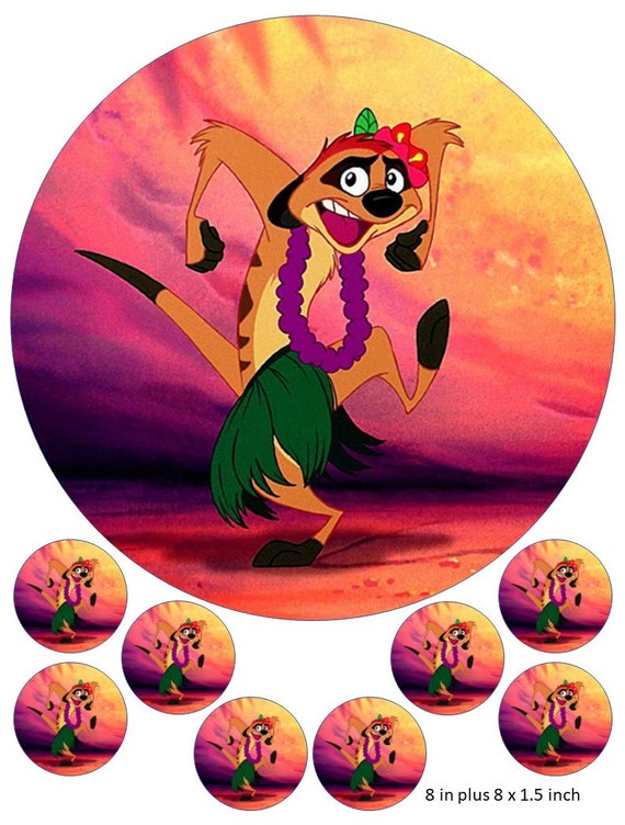 A3 The Lion King Simba Personalised Edible Image REAL