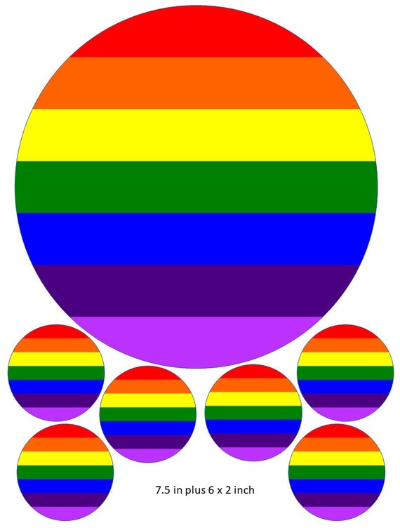 Rainbow Cake And Cupcake Toppers Gay Pride Lgbt Birthdays Etsy - roblox cake and cupcake toppers gaming xbox ps4 pc gaming etsy