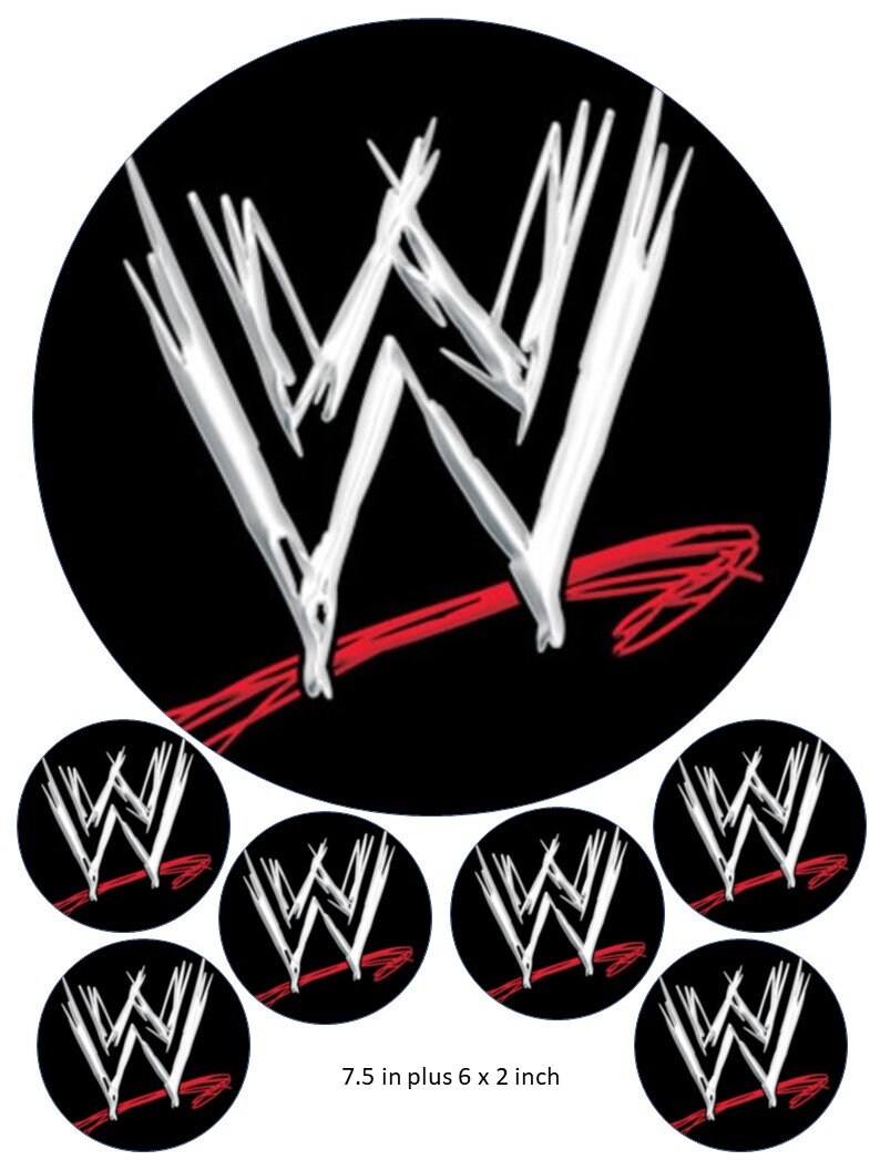 Wrestling Cake And Cupcake Topper Wwe John Cena Birthday The Rock Austin - 