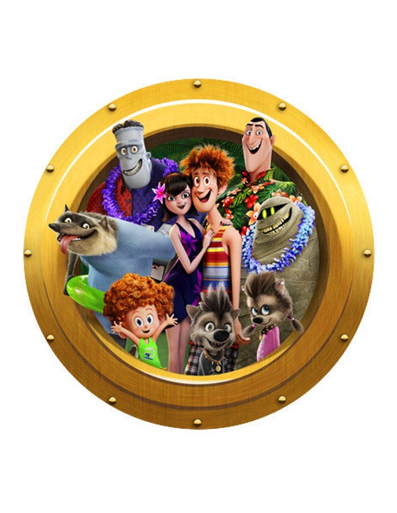 Hotel Transylvania 3 Personalised 7 5 Edible Cup Cake Topper Icing