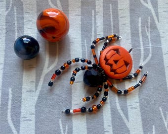 Jacky-O-Spider - Handmade Beaded Halloween/Samhain Spider