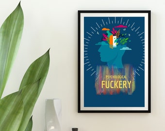 Mental Health Art Print | Therapy Office Decor (Digital Download)