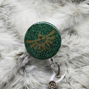 Zelda inspired badge reel