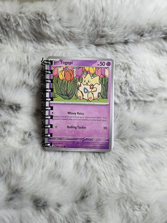 pokemon card notebook Pokemon Card Notepad/Notebook/Pocketbook Set of 10 (Cute & Sweet Themed)