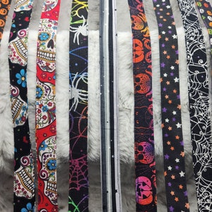 Halloween fabric breakaway lanyard