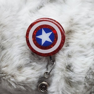 Shield inspired badge reel