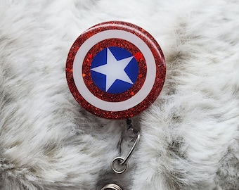 Shield inspired badge reel