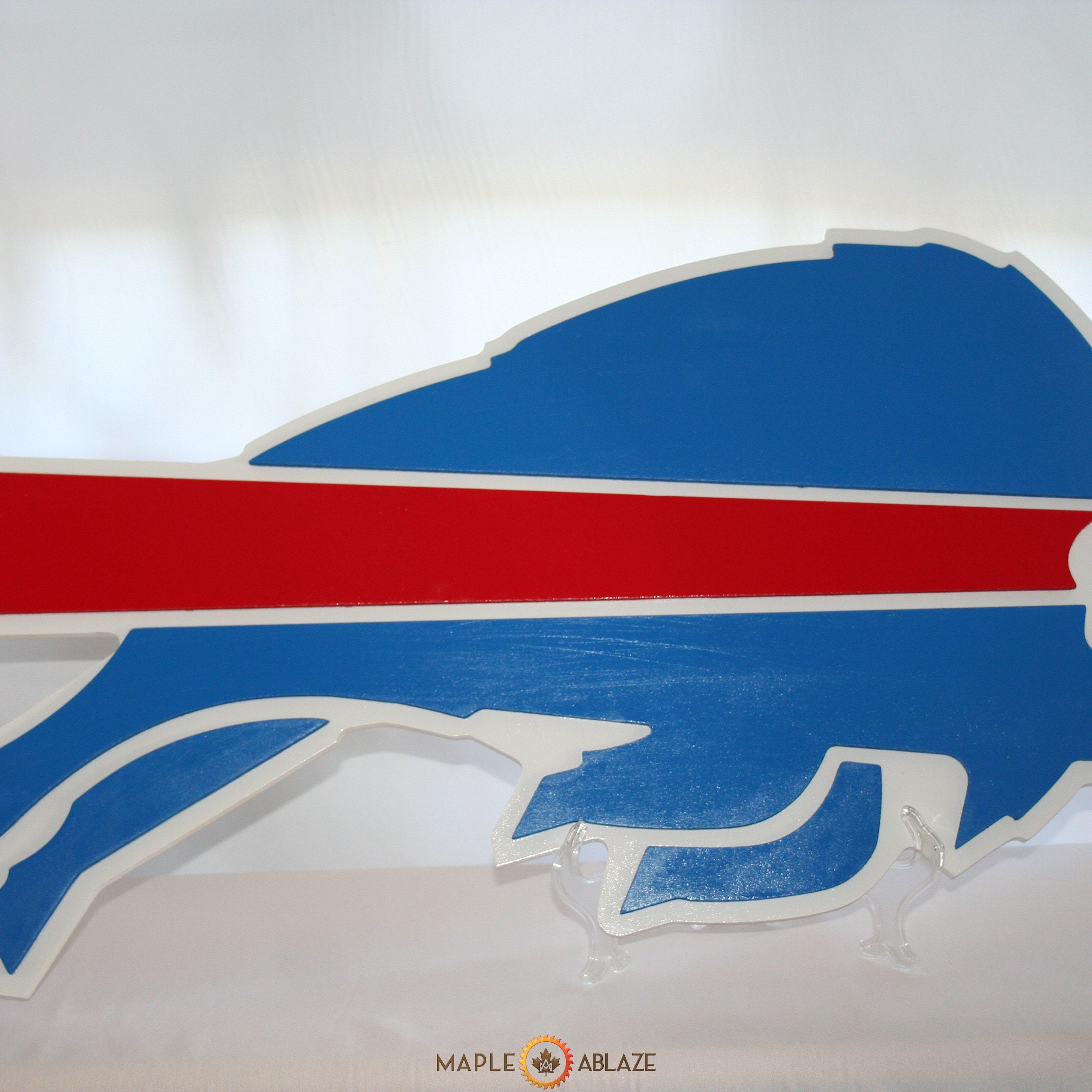 3D Buffalo Bills Wooden Sign Bright and Bold Etsy